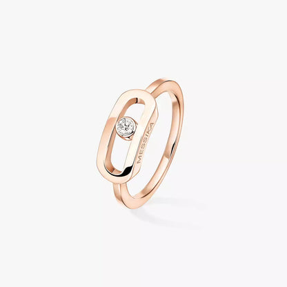 [ORA]Move Uno Diamond Ring in Gold
