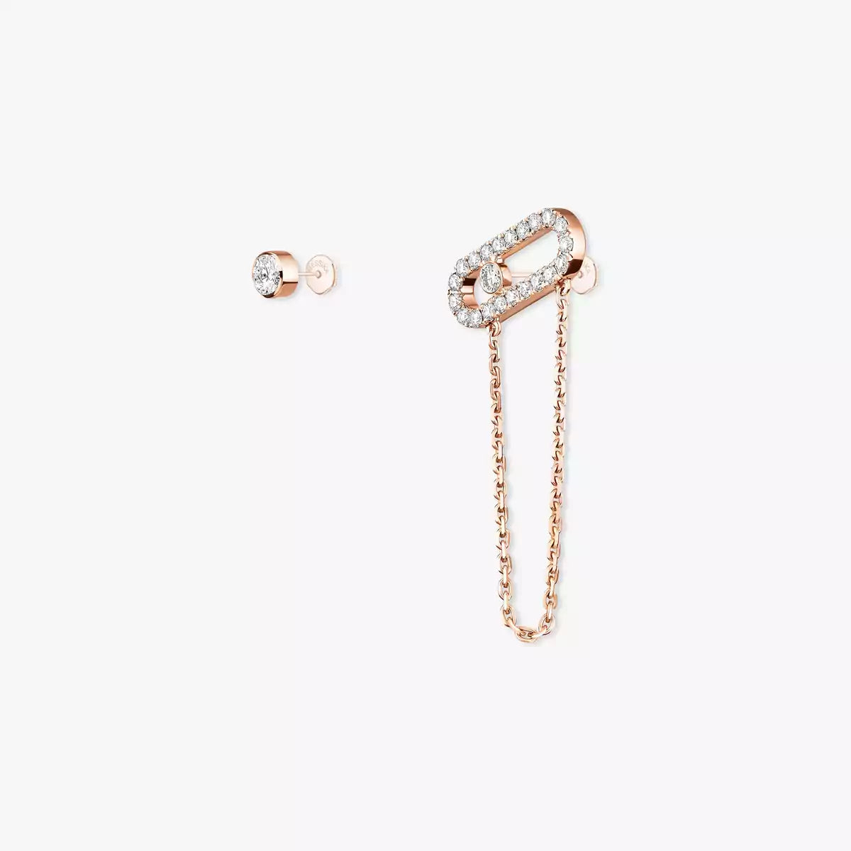 [ORA]Move Uno Diamond Earrings