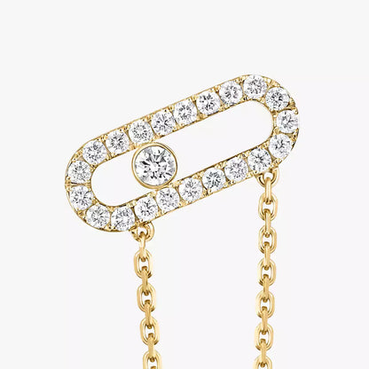 [ORA]Move Uno Diamond Earrings