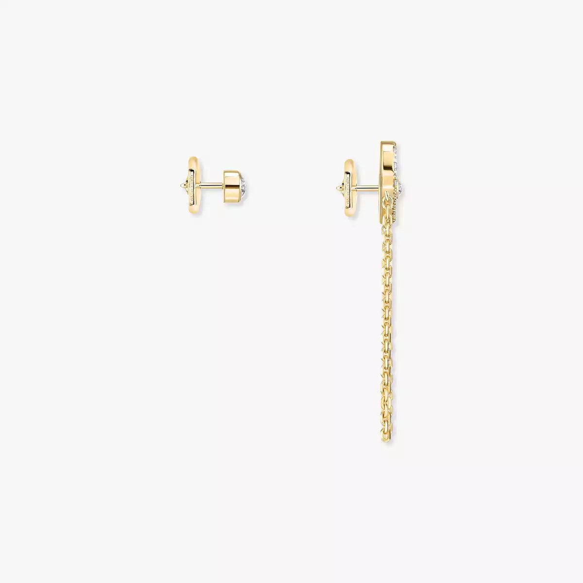 [ORA]Move Uno Diamond Earrings