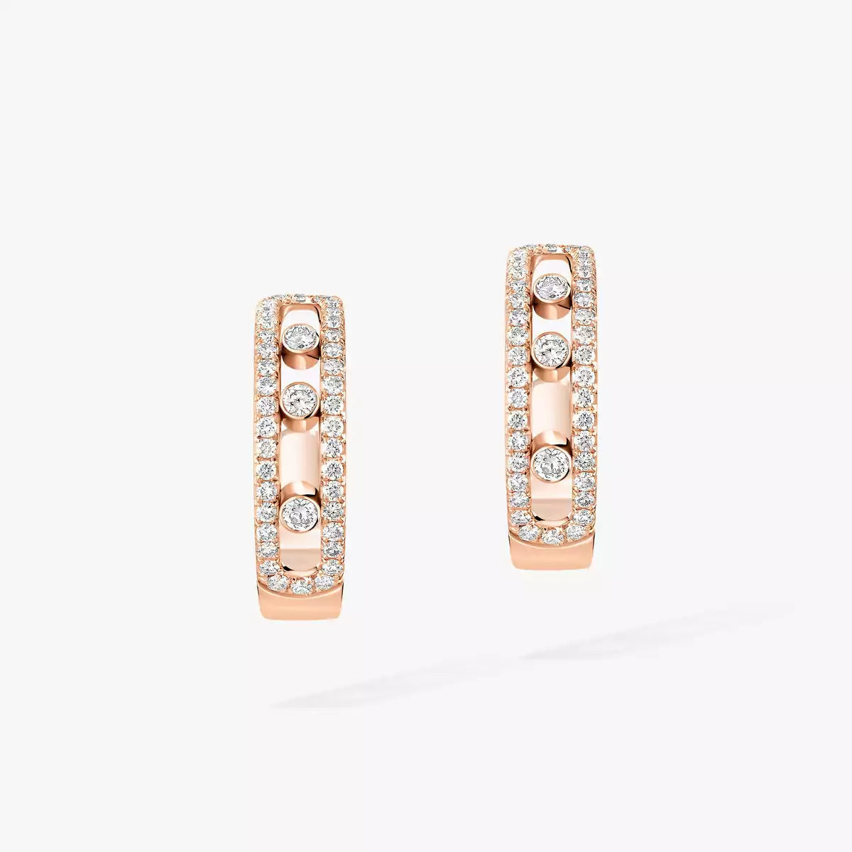 [ORA]Diamond Pave_ Hoop Earrings Move