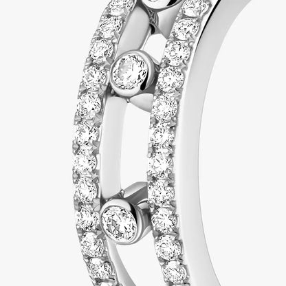 [ORA]Diamond Pave_ Hoop Earrings Move