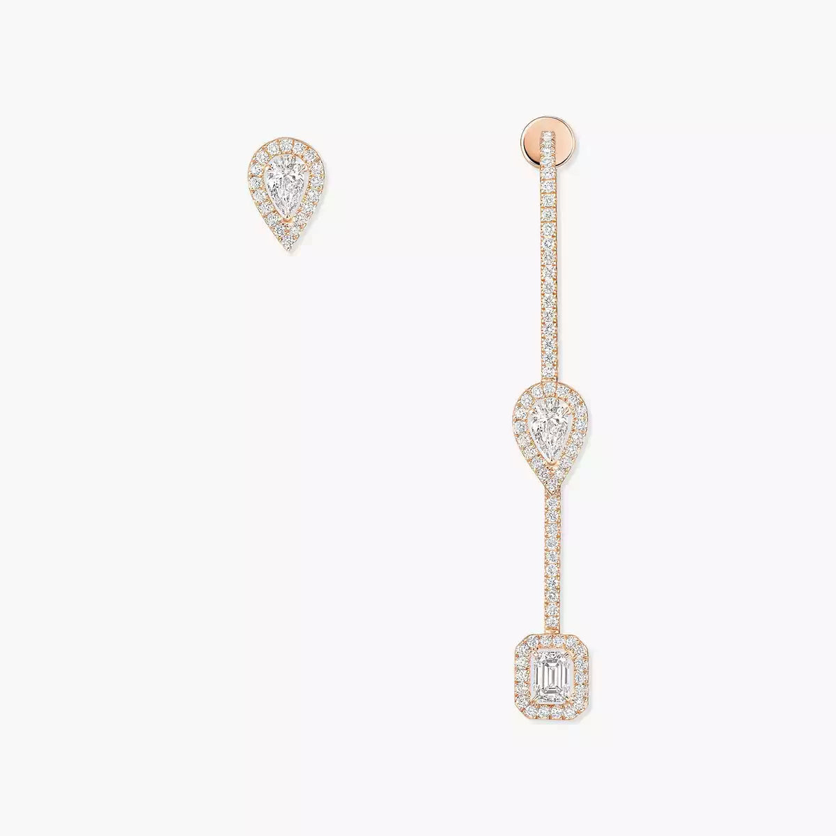[ORA]Diamond Drop Earrings My Twin