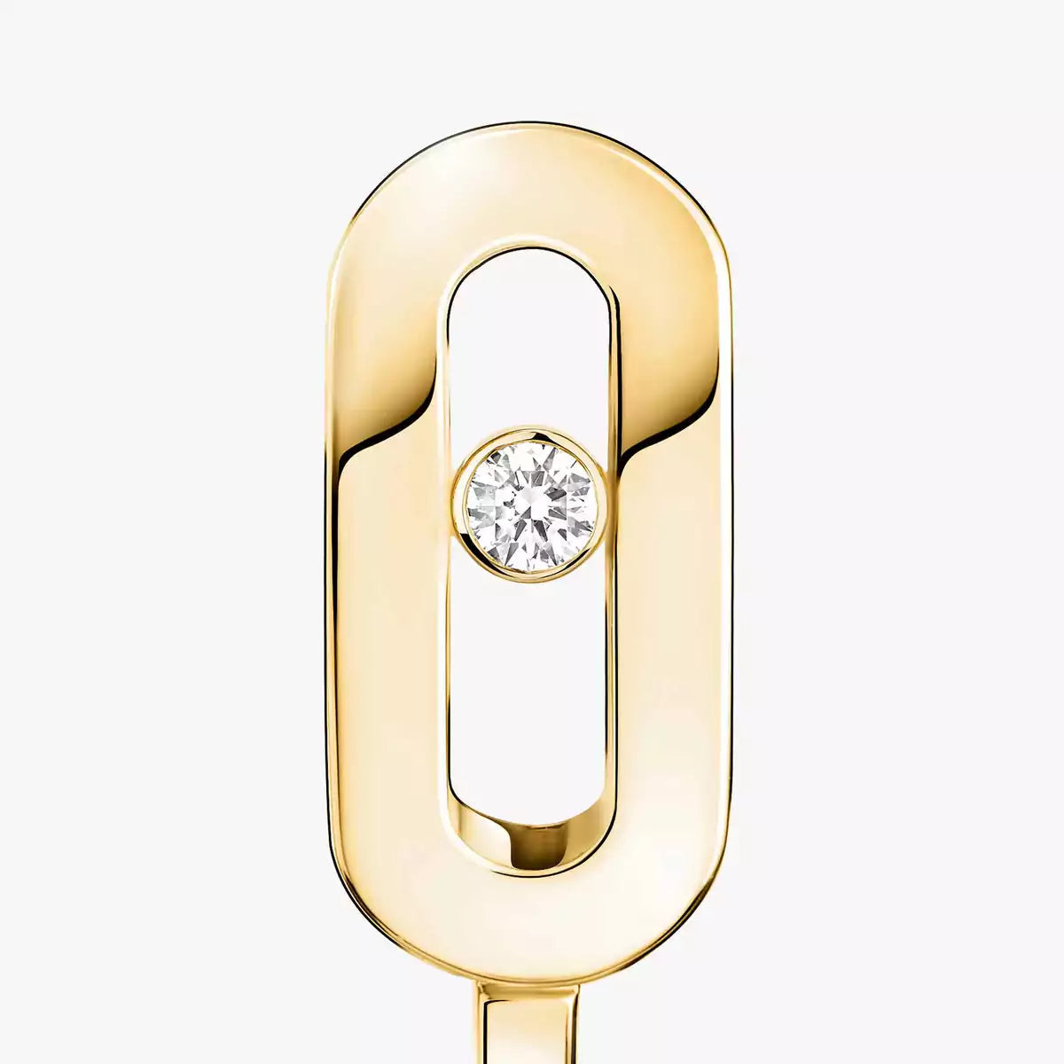 [ORA]Diamond Mini Hoop Earrings Move Classique