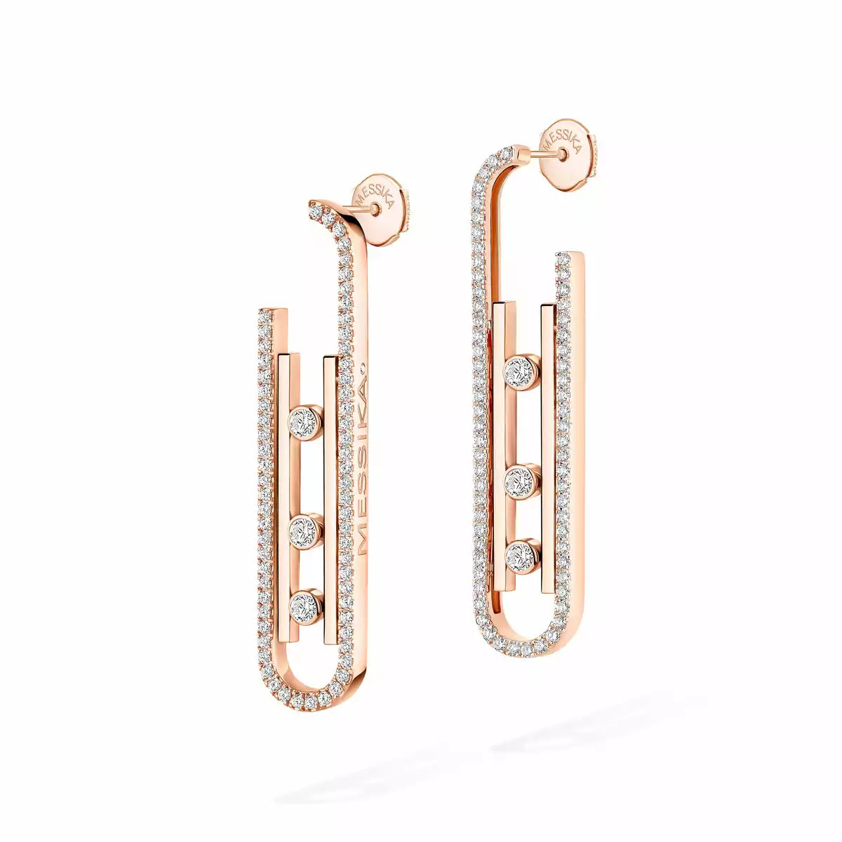 [ORA]Diamond Pendant Earrings Move 10Th