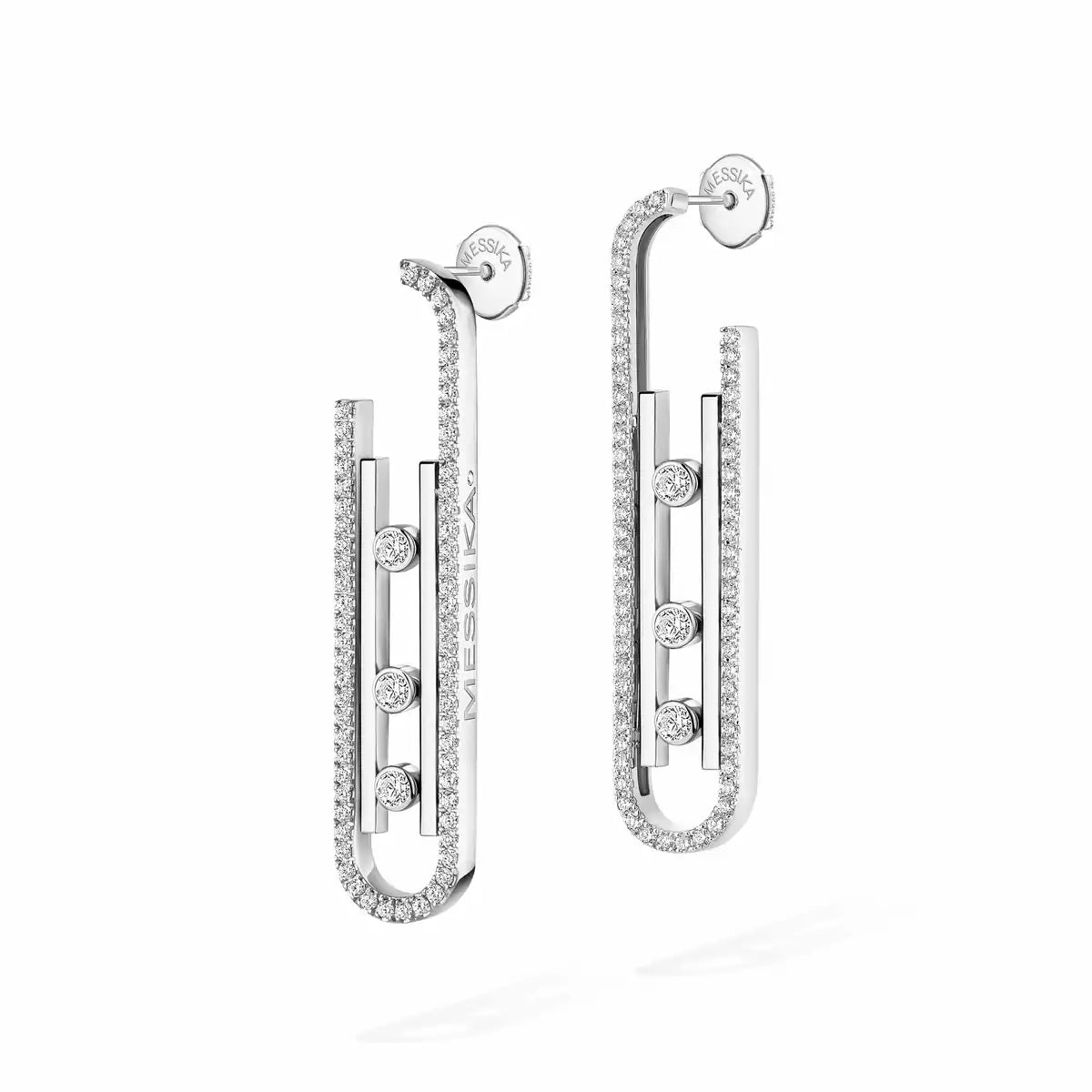 [ORA]Diamond Pendant Earrings Move 10Th