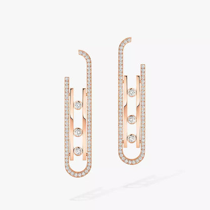 [ORA]Diamond Pendant Earrings Move 10Th