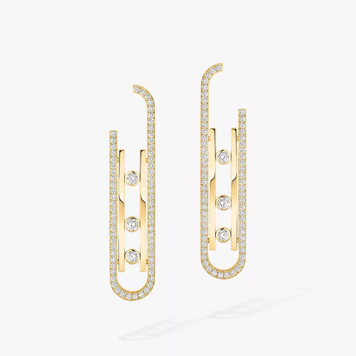 [ORA]Diamond Pendant Earrings Move 10Th