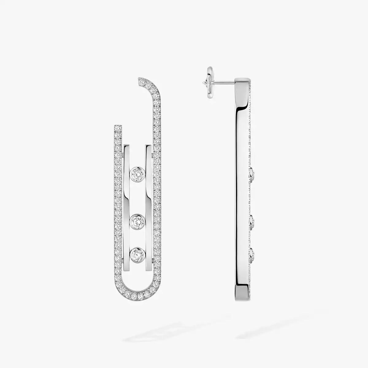 [ORA]Diamond Pendant Earrings Move 10Th