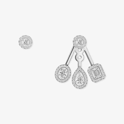 [ORA] My Twin Trio  Diamond Earrings