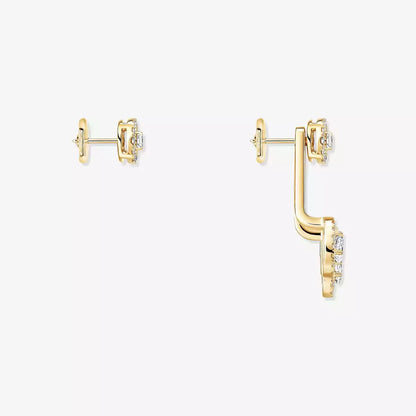 [ORA] My Twin Trio  Diamond Earrings