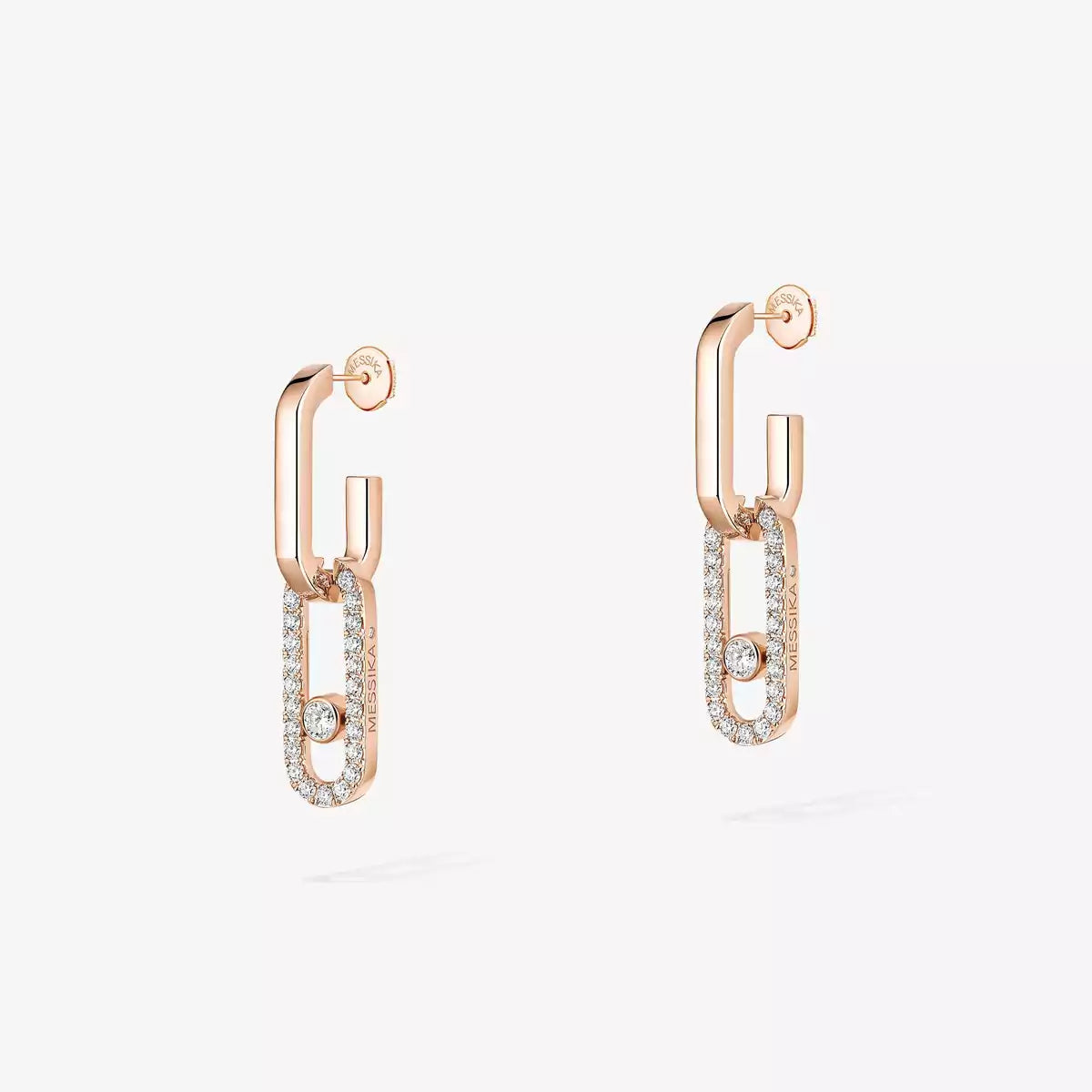 [ORA]Move Link Diamond Earrings