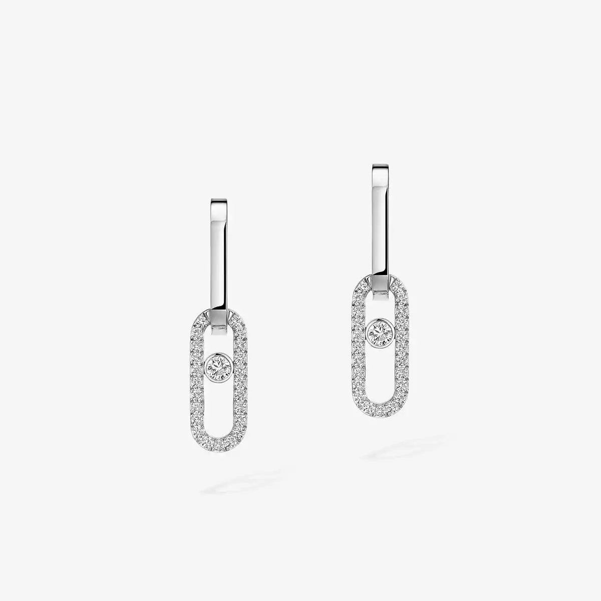 [ORA]Move Link Diamond Earrings