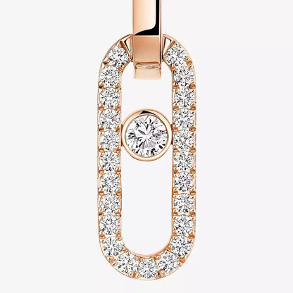 [ORA]Move Link Diamond Earrings