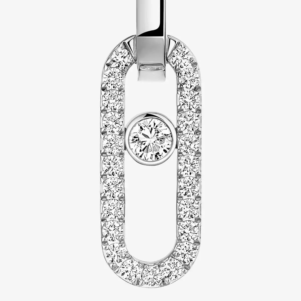 [ORA]Move Link Diamond Earrings