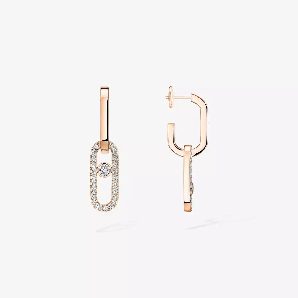 [ORA]Move Link Diamond Earrings