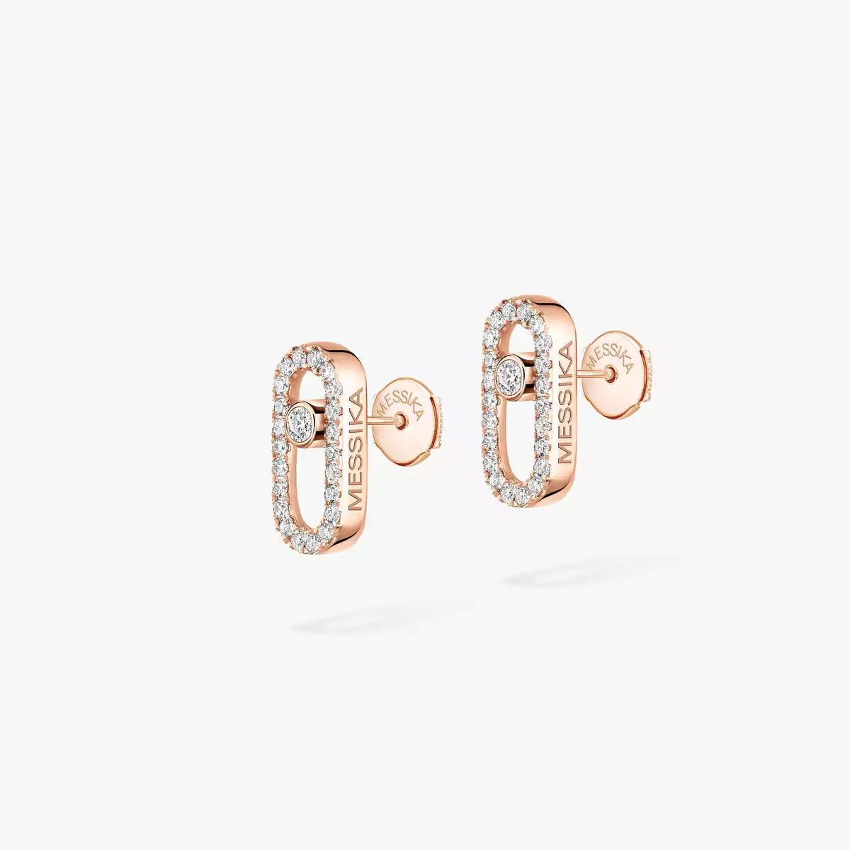 [ORA]Move Uno Diamond Earrings