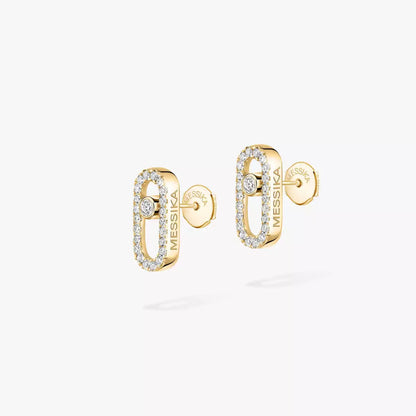 [ORA]Move Uno Diamond Earrings