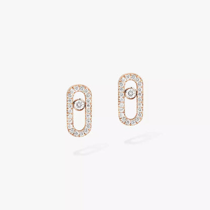 [ORA]Move Uno Diamond Earrings