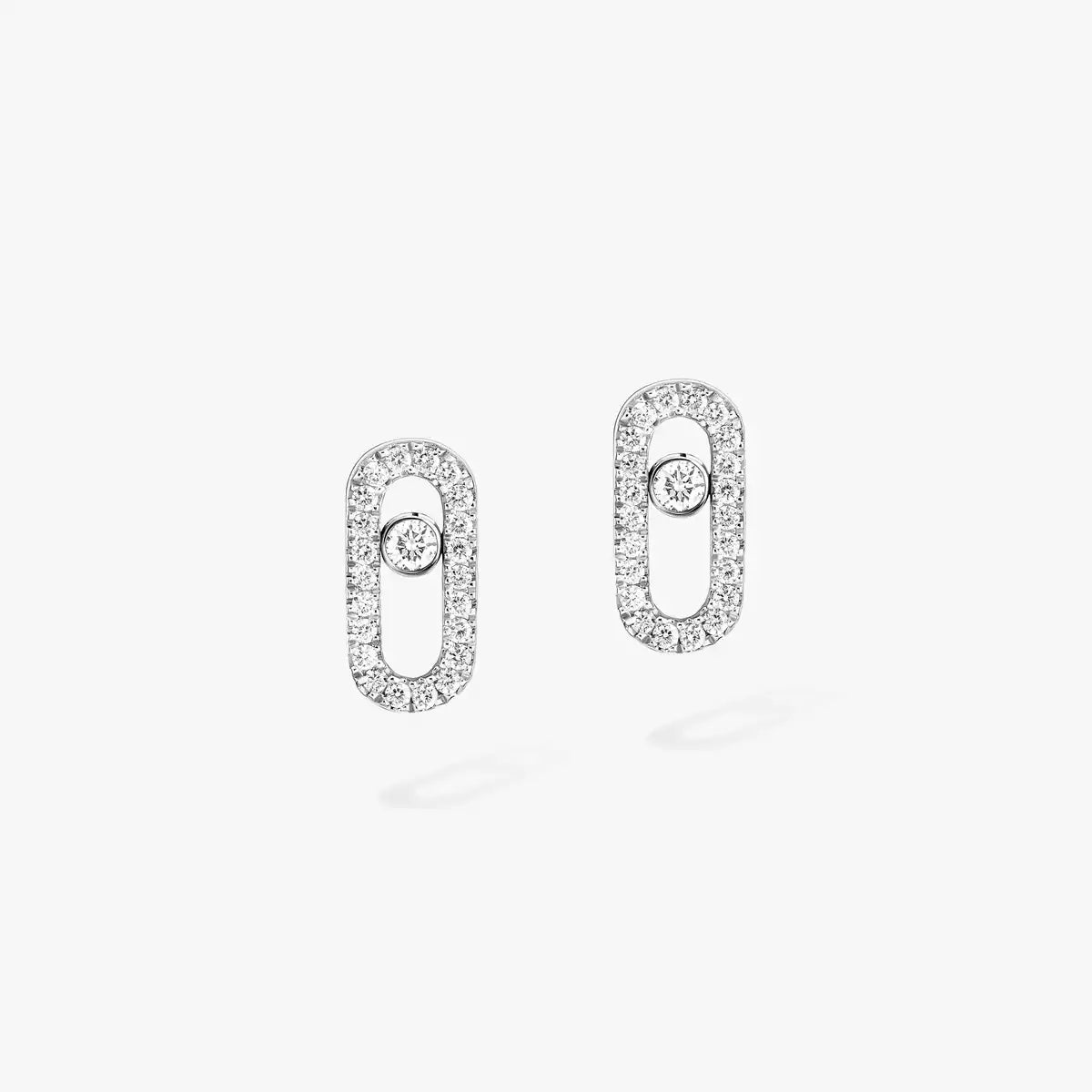 [ORA]Move Uno Diamond Earrings
