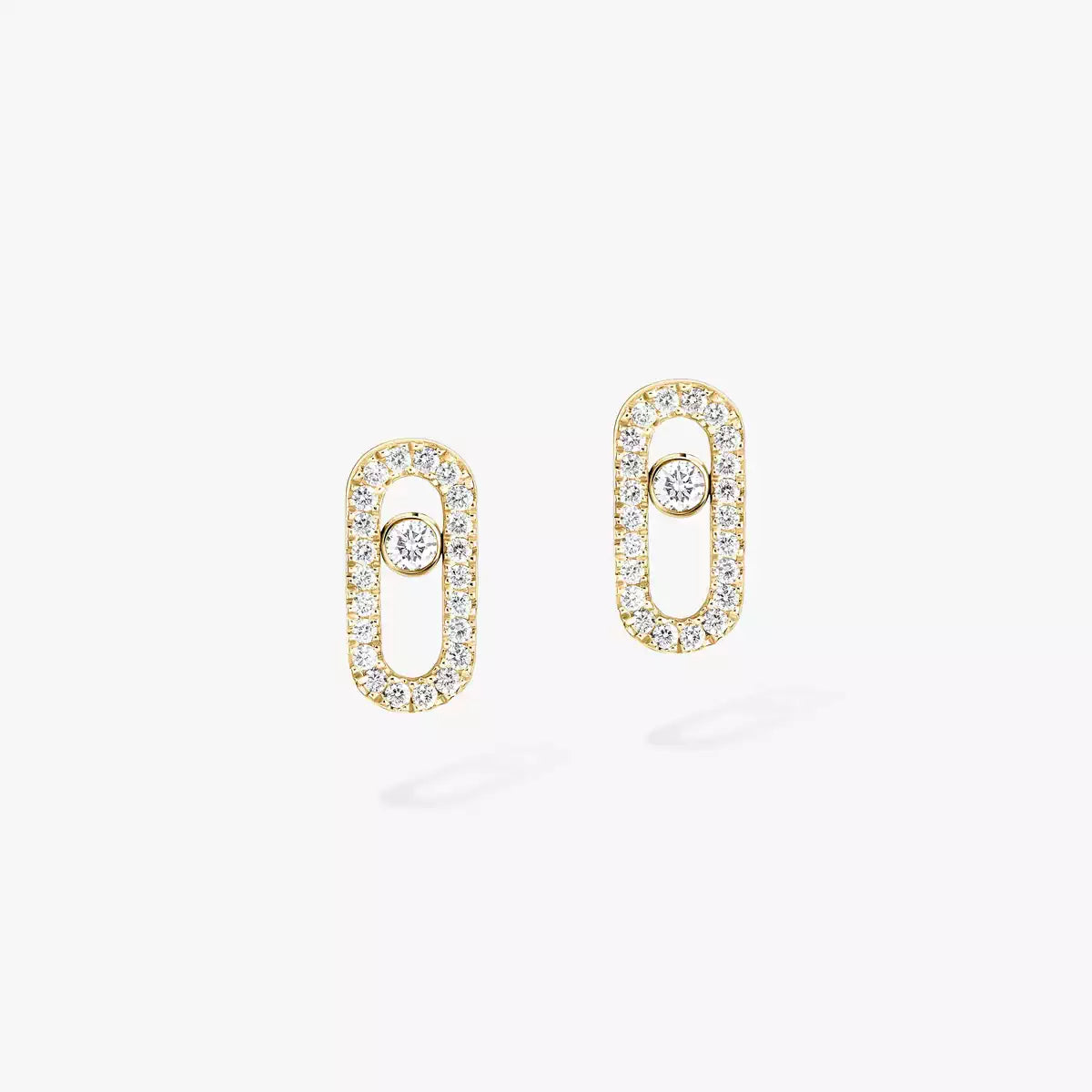 [ORA]Move Uno Diamond Earrings