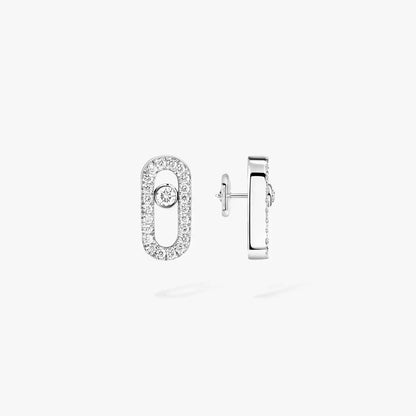 [ORA]Move Uno Diamond Earrings