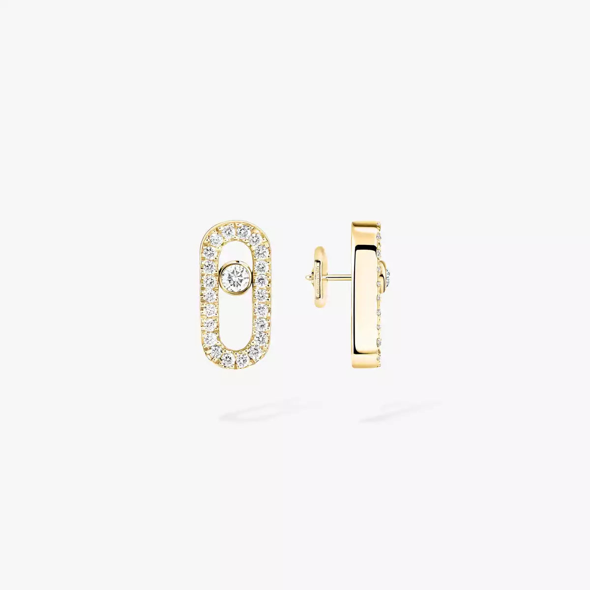 [ORA]Move Uno Diamond Earrings