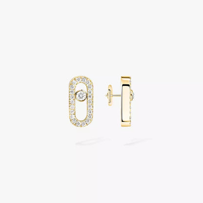 [ORA]Move Uno Diamond Earrings