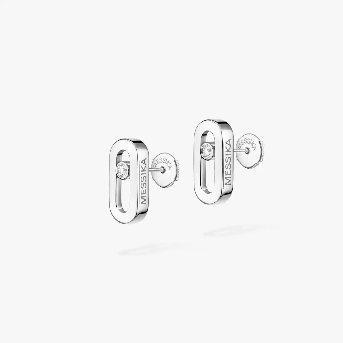 [ORA]Move Uno Diamond Stud Earrings