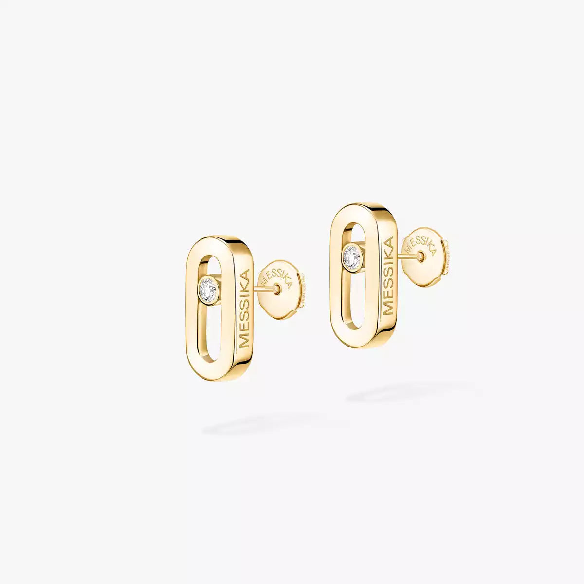 [ORA]Move Uno Diamond Stud Earrings
