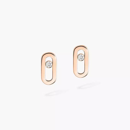 [ORA]Move Uno Diamond Stud Earrings