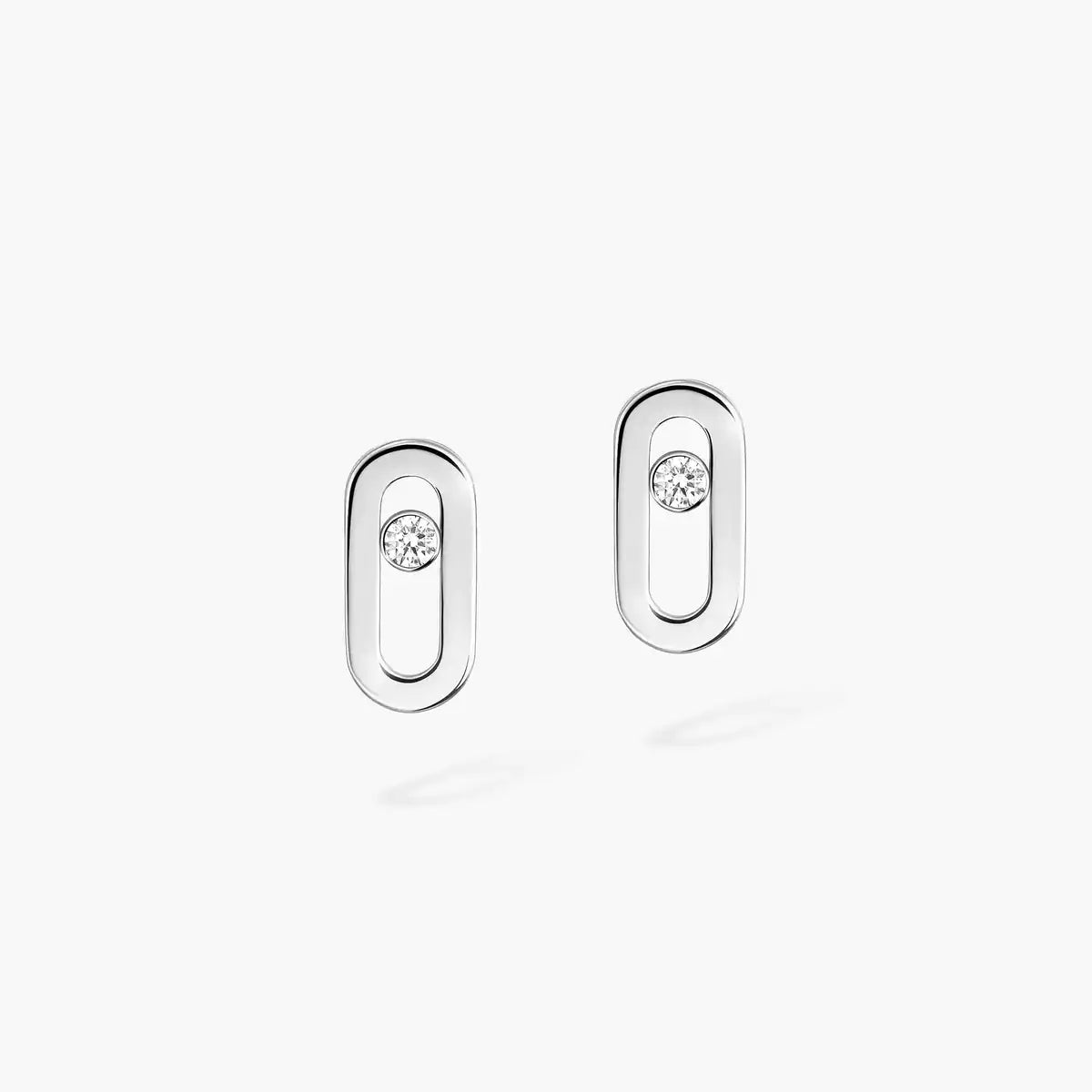 [ORA]Move Uno Diamond Stud Earrings