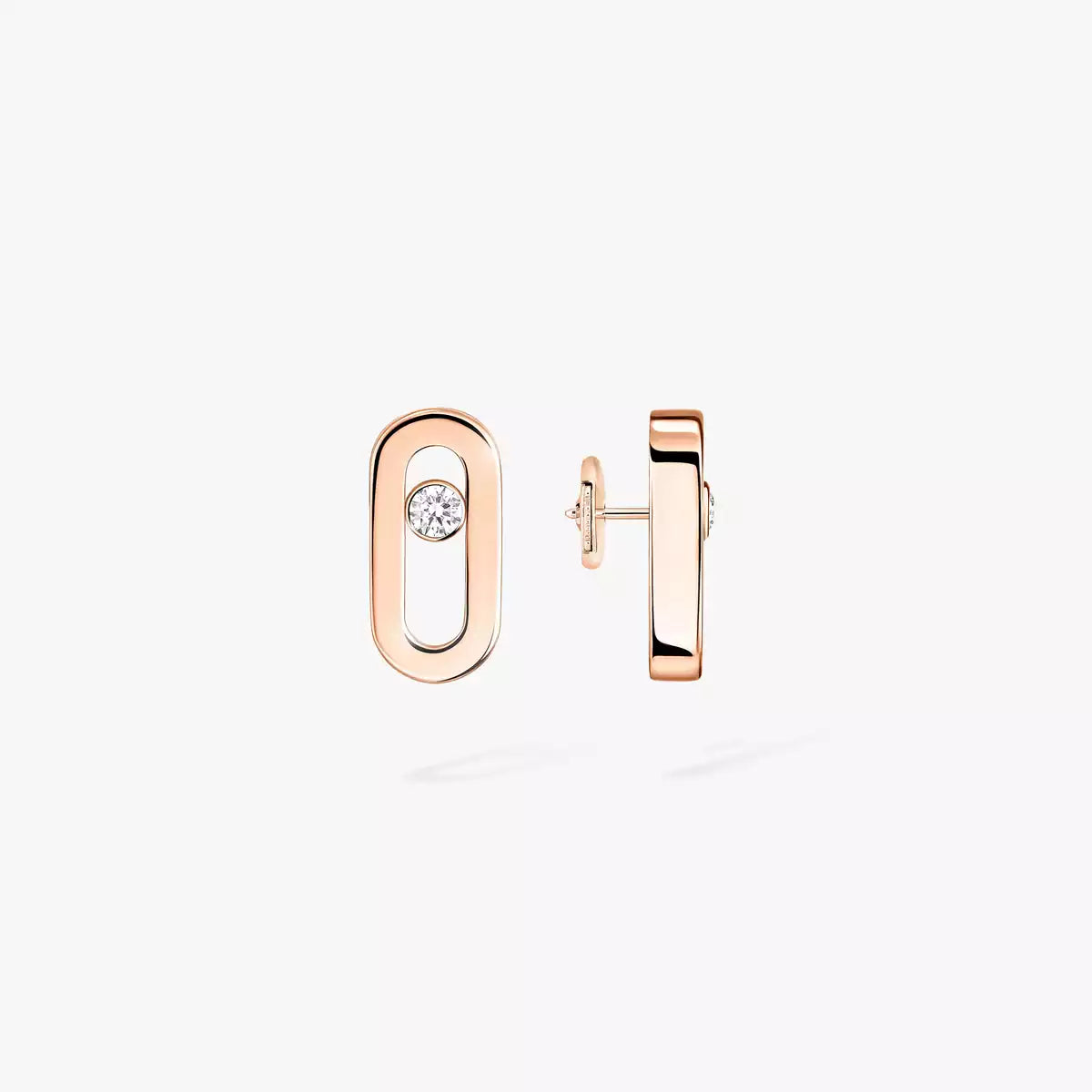 [ORA]Move Uno Diamond Stud Earrings