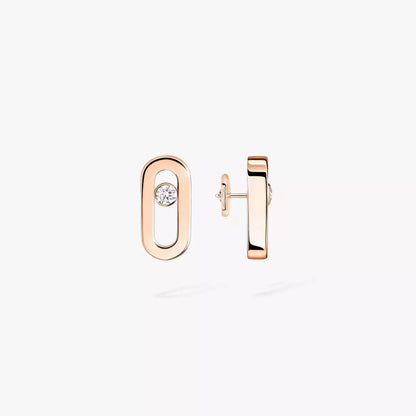 [ORA]Move Uno Diamond Stud Earrings