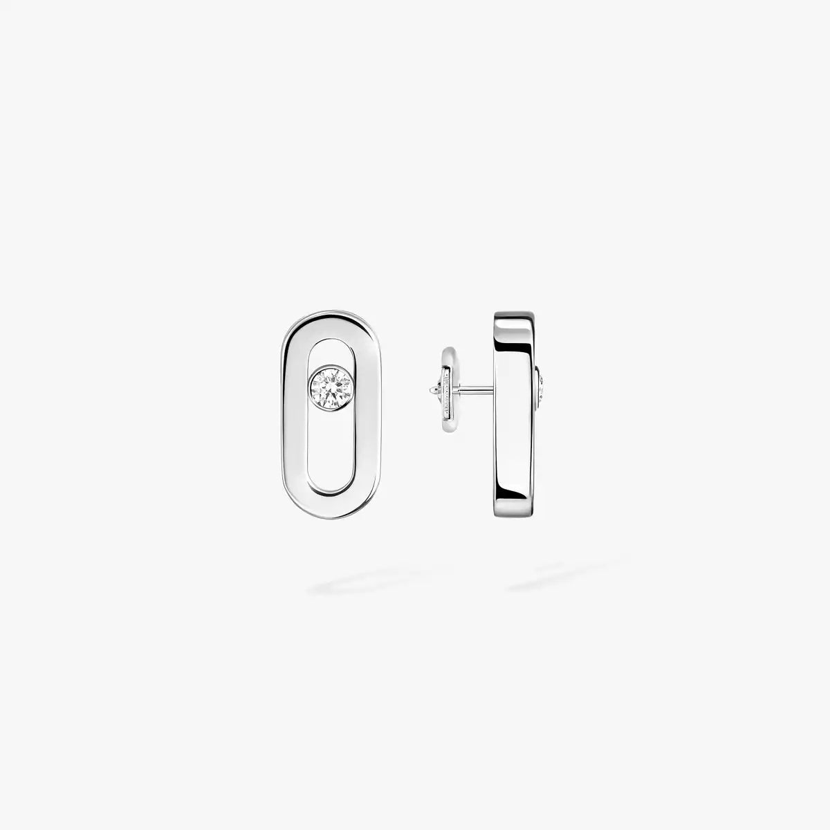 [ORA]Move Uno Diamond Stud Earrings