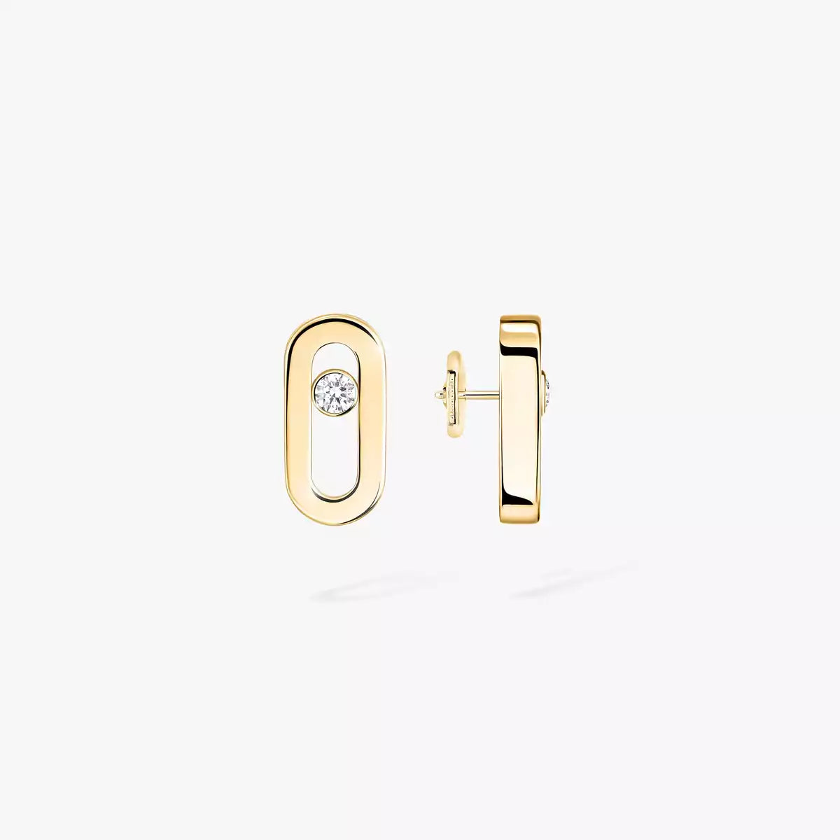 [ORA]Move Uno Diamond Stud Earrings