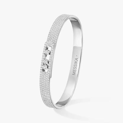 [ORA]Move Noa Full Pav¨¦ Diamond Bangle Bracelet