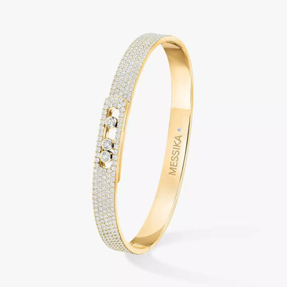 [ORA]Move Noa Full Pav¨¦ Diamond Bangle Bracelet