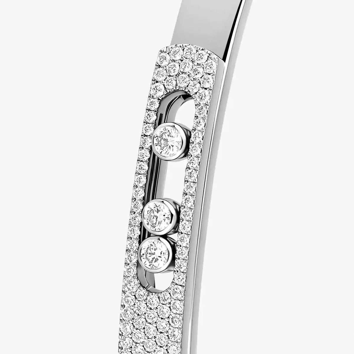 [ORA]Move Noa Rose Gold Pav¨¦ Diamond Bangle Bracelet