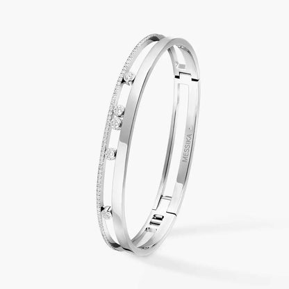 [ORA]Move Romane Diamond Bangle Bracelet