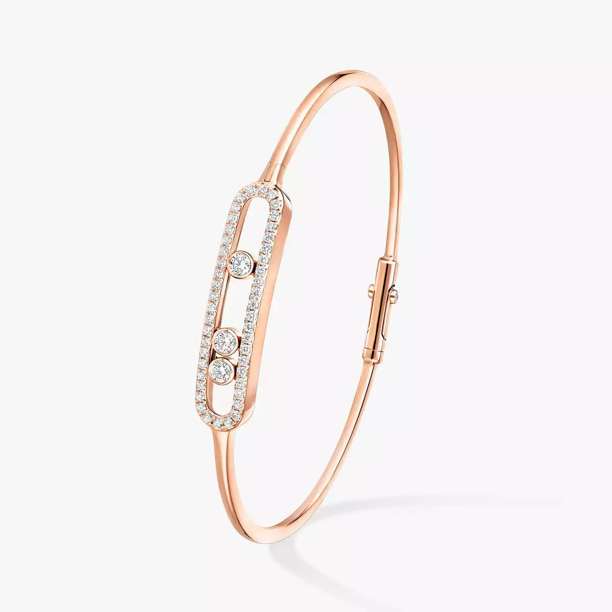 [ORA]Move Pav¨¦ Diamond Bangle Bracelet M