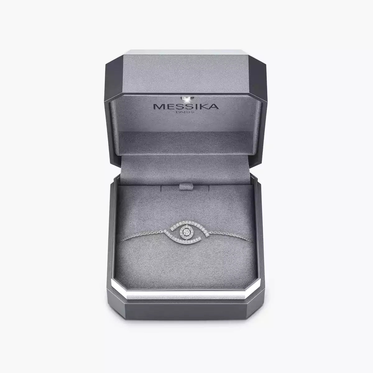 [ORA]Lucky Eye Pave-Set Diamond Bracelet