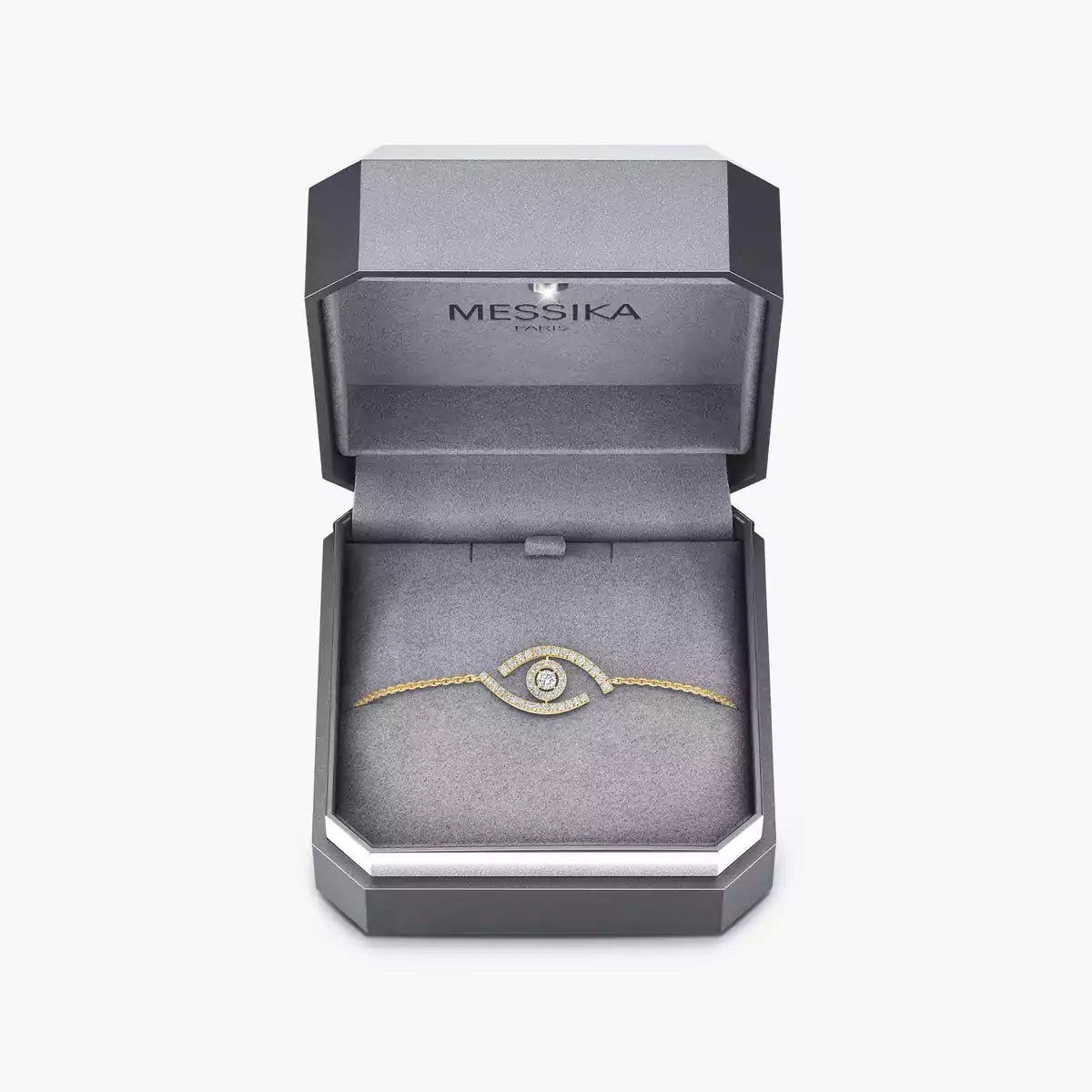 [ORA]Lucky Eye Pave-Set Diamond Bracelet