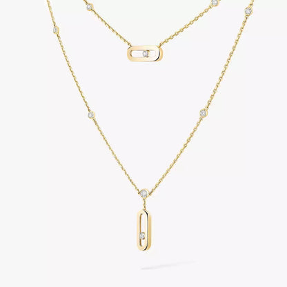 [ORA] Move Uno Diamond Necklace