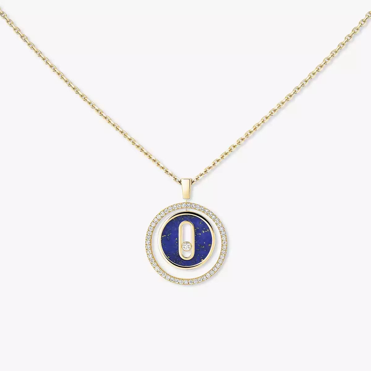 [ORA]Lucky Move Diamond Necklace in Rose Gold and White Mother-of-Pearl