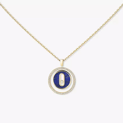 [ORA]Lucky Move Diamond Necklace in Rose Gold and White Mother-of-Pearl