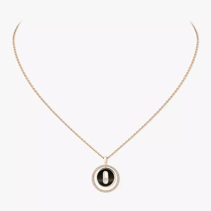 [ORA]Lucky Move Diamond Necklace in Rose Gold and White Mother-of-Pearl