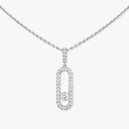 [ORA]Move Uno Diamond Necklace in Rose Gold
