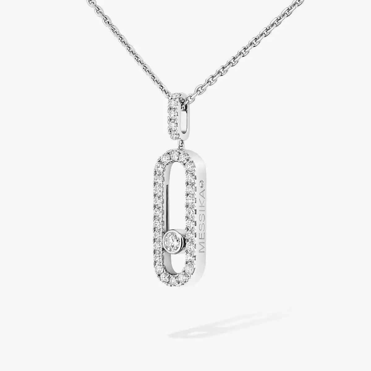 [ORA]Move Uno Diamond Necklace in Rose Gold