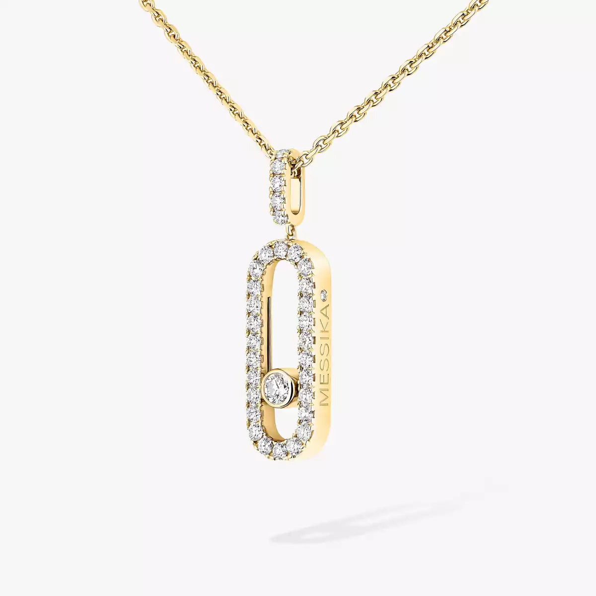 [ORA]Move Uno Diamond Necklace in Rose Gold